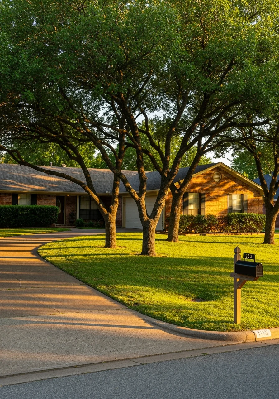 Arlington homeowner standing in their yard, showcasing the city's diverse residential community.