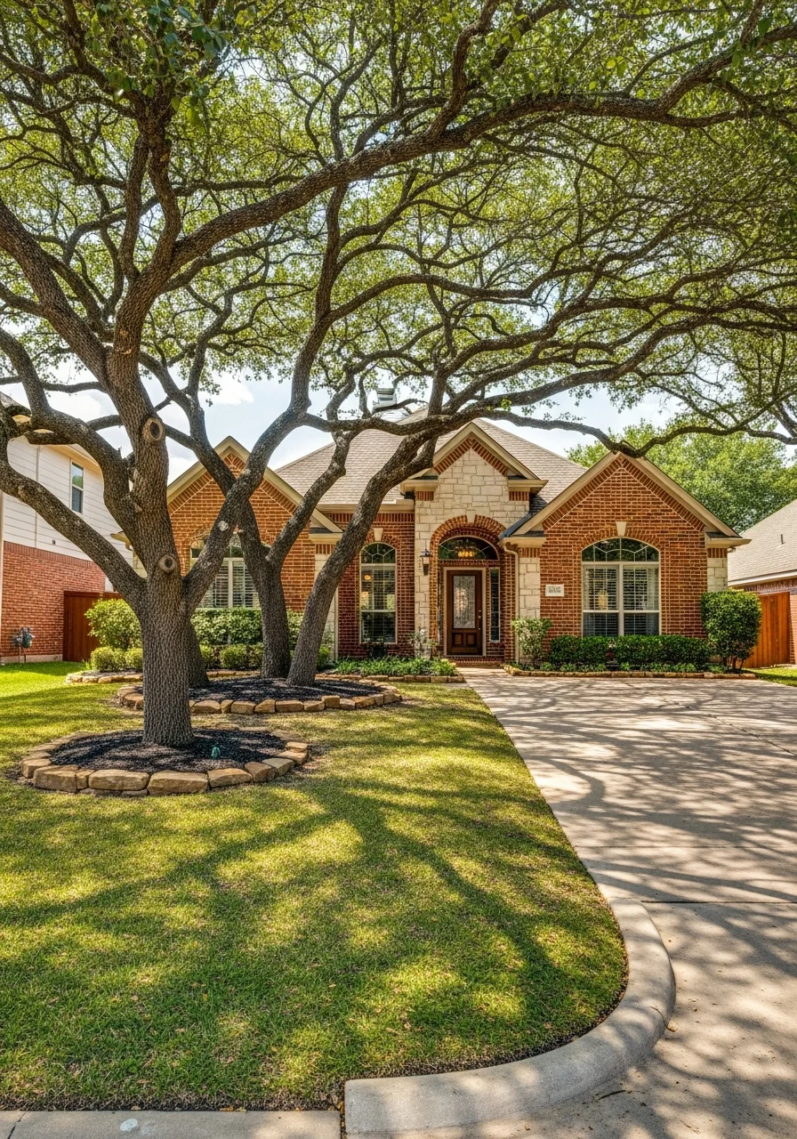 Keller homeowner standing in front of their residence, representing the community's family-focused neighborhoods.